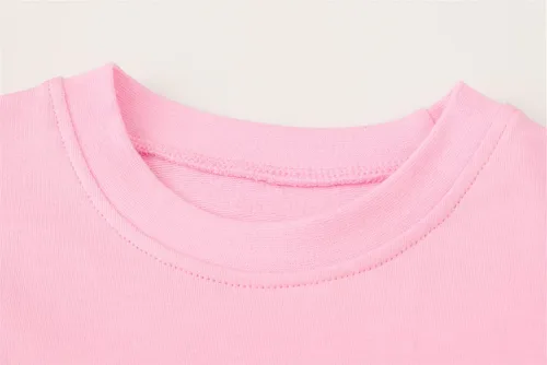 Miniatura 3 de HILEELANG Sudaderas con capucha de manga larga para niña pequeña, de algodón, con gráficos, casual, forro polar, para el sudor