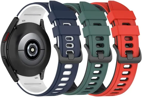 Miniatura 6 de Senter Correa de repuesto de goma suave de liberación rápida para Samsung Galaxy Watch4 de 40/1.732 in, Watch4 Classic de 1.654 in/1.811 in Smart