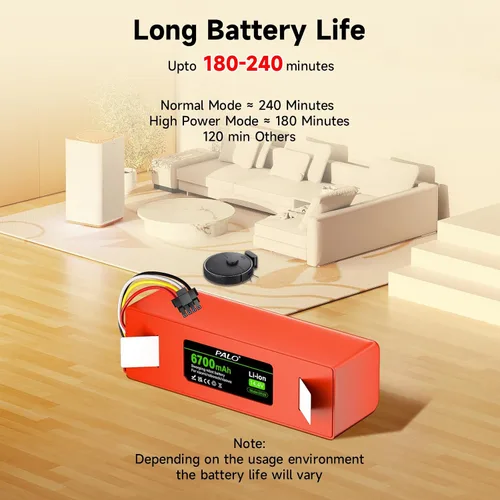 Miniatura 4 de Para Roborock S7 MaxV Ultra Batería para Xiaomi Roborock S4 S5 S6 S7 MaxV/MaxV Ultra/Pure, S50 S51 S55 Q5 Q5+ Q7 Brr-2p4s-5200s E4 E5 E20 E25 Max