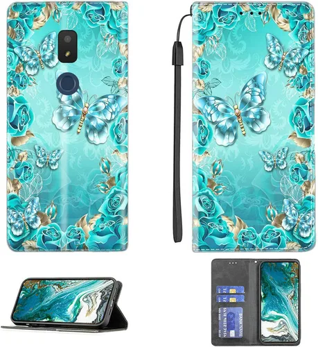Miniatura 410 de Funda para Moto One Zoom compatible con Motorola One Zoom Phone Case Flip Stand Cover Magnetic Close YHD