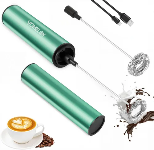 Miniatura 13 de Espumador de leche recargable, espumador de café eléctrico, mezclador de bebidas de mano para café con leche, capuchino, café, huevos, chocolate