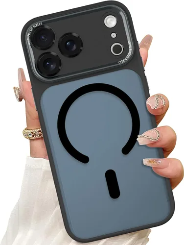 Miniatura 2 de ZIYE - Funda magnética para iPhone 13 Pro Max de 6.7 pulgadas, color negro Compatible with MagSafe, Soft TPU, Clear, Full Camera Lens Protection