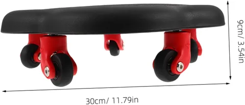 Miniatura 2 de Yardwe Discos de entrenamiento de diseño de cinco ruedas para ejercicios abdominales, equipo de entrenamiento de fuerza para entrenamiento portátil