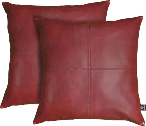 Miniatura 70 de Funda de almohada de piel de cordero – Funda de cojín para sofá, fundas decorativas para sala de estar o dormitorio de 20 x 20 pulgadas – Caja