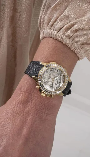 Miniatura 7 de GUESS 36mm Stainless Steel Watch with Baguette Crystals
