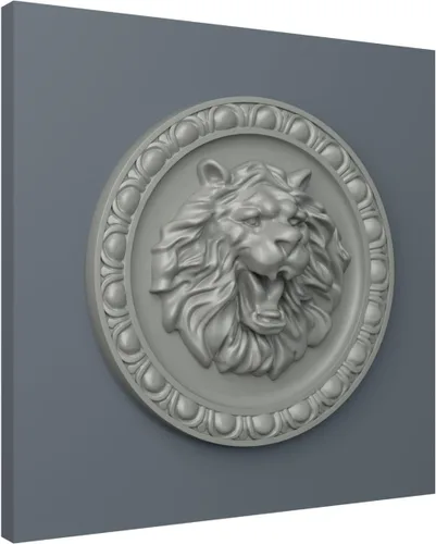 Miniatura 5 de Ekena Millwork ROS08X08LI Roseta de León, 7 3/4"OD x 2"P, imprimado