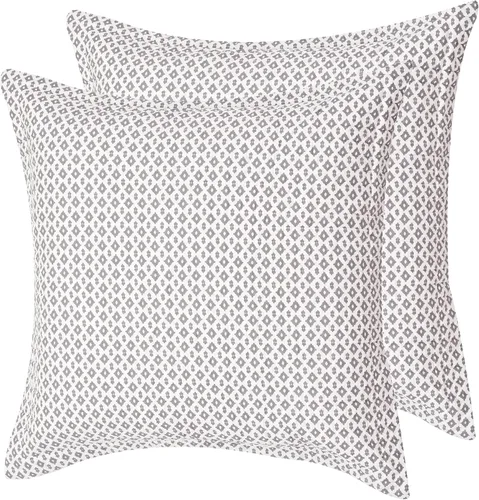 Miniatura 6 de Levtex Home - Nacala - Almohada Decorativa (18X18in) - Mini Medallones - Gris Topo, Gris y Blanco