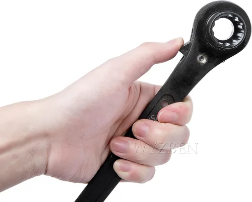 Miniatura 8 de Llave de trinquete de doble zócalo de 3/4 "x 7/8" para alineación de agujeros de perno, montaje de acero, ferroviario, acero estructural y trabajo