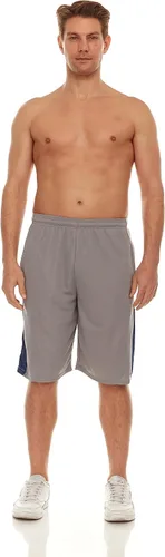 Miniatura 4 de Pantalones cortos de baloncesto para hombre con bolsillos, pantalones cortos de entrenamiento de gimnasio para hombre, paquete de 4