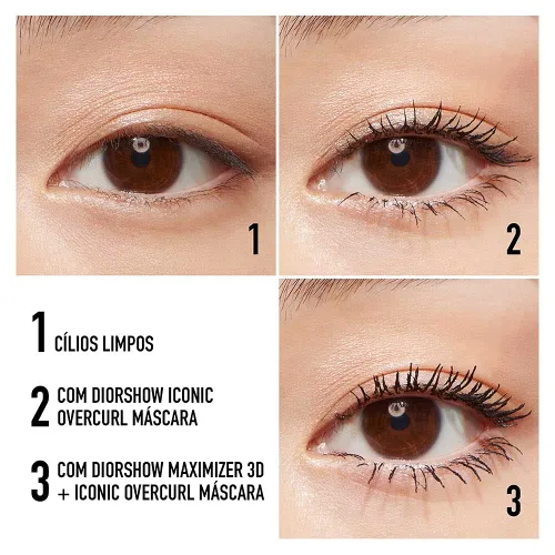 Miniatura 5 de Dior Diorshow Iconic Overcurl Spectacular 24H Volume & Curl Mascara #090 Negro, 0.21 onzas