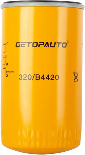 GETOPAUTO 320/04133 320/B4420 Filtro de aceite compatible con JCB 3C 3CX 3D 3DX 4C 4CN 4CX 1110 1400B 1550B 1600B 1700B 214 215 216 217 411 412 444