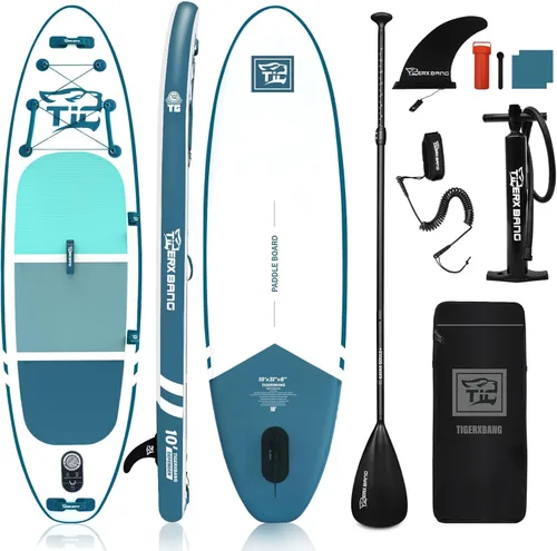 Miniatura 14 de Inflatable Paddle Board with Premium SUP Board Accessories, Allround Paddle Boards for Adults/Youth,Stand Up Paddle Board Defender Collection