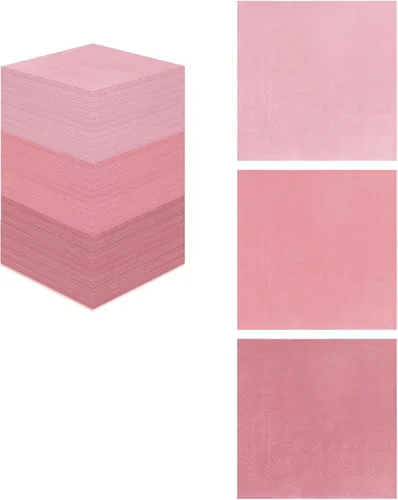 Miniatura 18 de 300 unidades de servilletas de papel desechables para bebidas, servilletas negras desechables de 10" x 10", servilletas de cóctel de 2 capas