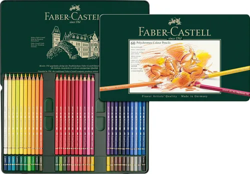Miniatura 5 de Faber-Castell Art & Graphic Polychromos - Lápiz de color, multicolor, rollo de 34, para arte, manualidades, dibujo, bocetos, hogar, escuela