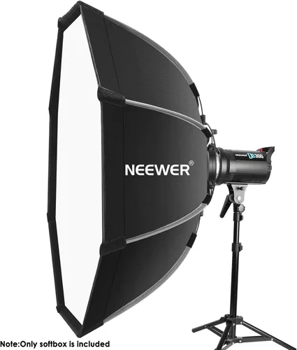 Miniatura 4 de NEEWER Caja de luz octogonal de liberación rápida de 35.4 pulgadas, con montaje Bowens, bolsa de transporte compatible con Neewer CB60 CB100 CB150