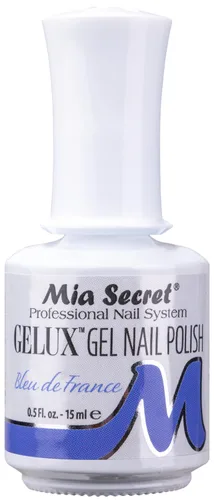 Mia Secret Gelux Esmalte de uñas de gel Soak-off color Bleu De France - Esmalte de gel curado con lámpara de uñas - Esmaltes para uñas en gel de