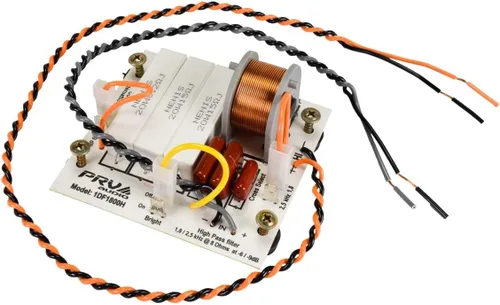 PRV AUDIO Tablero cruzado 1800/2500Hz del paso alto 1DF1800H con control de brillo de atenuación del conductor