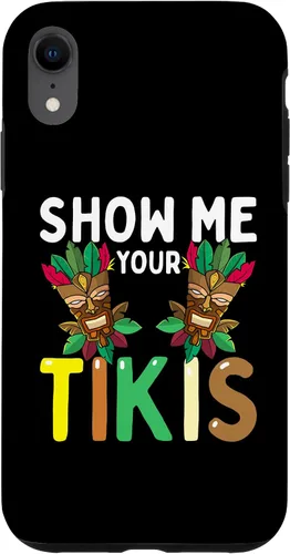 Miniatura 8 de Carcasa divertida para iPhone 14 Show Me Your Tikis Boobs Aloha Hawaii Luau