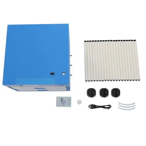 Miniatura 7 de Incubadora de 128 huevos con giro automático de huevos y control de humedad, incubadoras de uso general de 2 capas para incubar huevos con giro