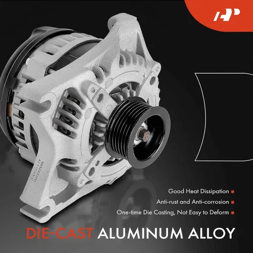 Miniatura 4 de A-Premium Alternador compatible con Ford F-150 F150 2009-2010 4.6L, 12V 135A polea de 6 ranuras en el sentido de las agujas del reloj, reemplazo #