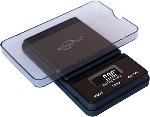 Miniatura 2 de Weighmax Dream Series - Báscula digital de bolsillo, 100 x 0.00 oz, color negro