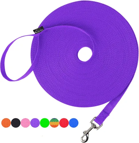 Miniatura 15 de Hi Kiss Correa de Entrenamiento de Obediencia y Agilidad para Perros/Cachorros - 15 pies 20 pies 30 pies 50 pies 100 pies - Ideal para Jugar