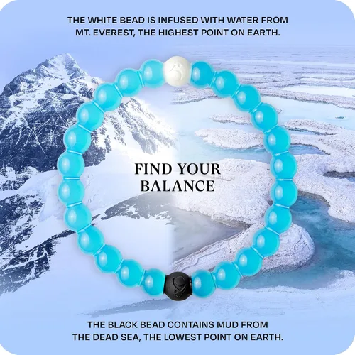 Miniatura 3 de Lokai - Pulseras de cuentas de silicona, colección The Cause, apoya la concientización por el cáncer de mama, la diabetes, el autismo, el alzheimer