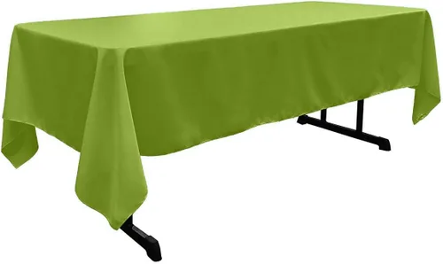 Miniatura 21 de New Creations Fabric & Foam Inc - Mantel rectangular de popelina de poliéster de 60 pulgadas de ancho por 120 pulgadas de largo. (Avocado)