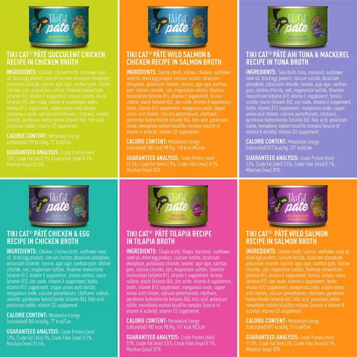 Miniatura 4 de Tiki Cat Luau - Paquete variado de paté, combinaciones suculentas de proteínas reales, nutrición equilibrada sin granos, comida enlatada húmeda