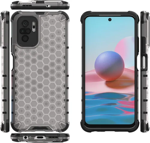 Funda para Xiaomi Poco M5s 4G, Funda para Redmi Note 10 4G / Note 10S 4G / Note 11 SE (India) Case Case 2 en 1 Funda para teléfono Blanco
