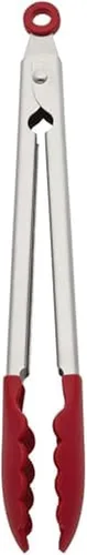 Miniatura 12 de KitchenAid Pinzas de acero inoxidable con punta de silicona, 12 pulgadas, Aqua Sky aguamarina (Aqua Sky)
