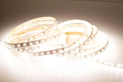 Tira de luz LED de 12 V de alto CRI 90+, 4000 K, 480 LED por rollo, cinta flexible para debajo del gabinete, cocina, fuente de alimentación de 4000K
