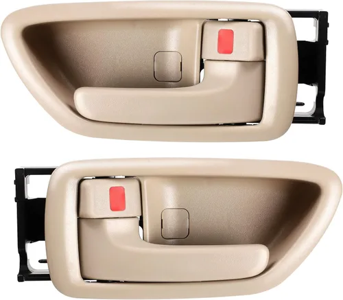 Manija de Puerta Interior Delantera Trasera Izquierda Conductor Derecha Pasajero para Toyota Sequoia 2001-2007, Toyota Tundra (Solo Cabina Doble)