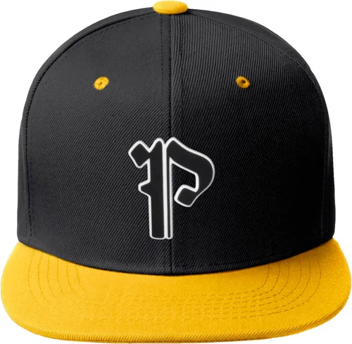 Miniatura 1383 de Daxton Gorra clásica con visera de billete plano con letras del alfabeto inglés antiguo de la A a la Z