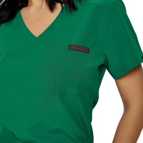 Miniatura 5 de Monarch Uniforms Camiseta médica para mujer con un bolsillo para mujer