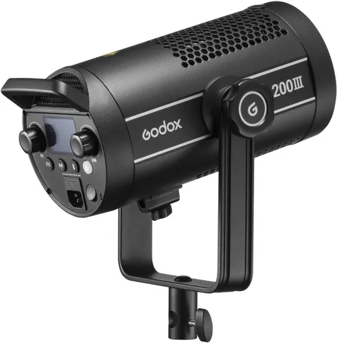 Miniatura 2 de Godox SL200III 215W 5600K Luz de video LED de luz diurna con salida de 95600 Lux y yugo giratorio en forma de U para transmisión en vivo