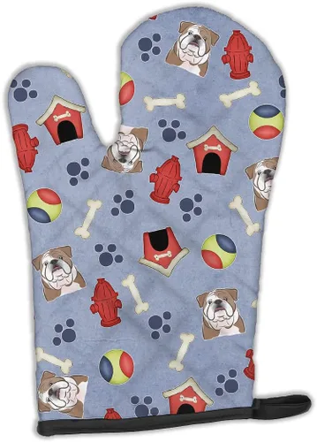 Miniatura 143 de Caroline's Treasures BB4020OVMT Dog House Collection Border Collie - Guante de horno grueso resistente al calor para sartenes calientes y horno