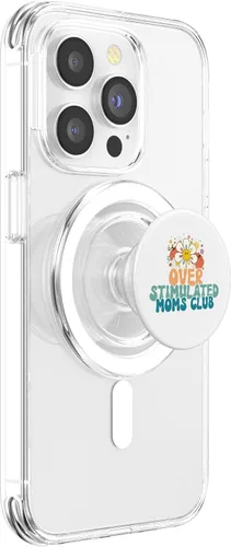 Miniatura 3 de Groovy Sobreestimulated Moms Club - Divertidos PopSockets MagSafe PopGrip para iPhone