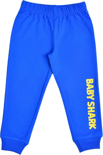 Miniatura 4 de Nickelodeon Baby Shark Boys - Conjunto de camiseta y pantalón deportivo para niños pequeños, color azulgris