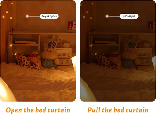 Miniatura 6 de Cortinas para litera individual y doble, cortinas de tienda de campaña para cama, tela a prueba de polvo, cortinas de privacidad para debajo