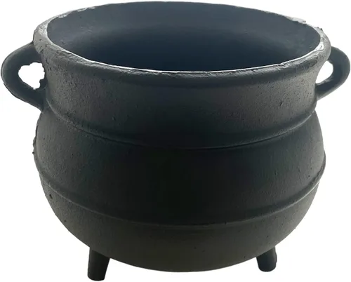Miniatura 3 de Caldero de hierro fundido pintado negro Tamaño- 7 "D