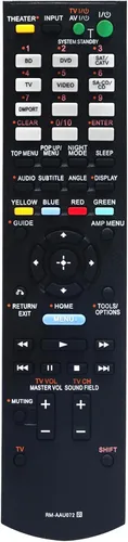 RM-AAU072 Reemplazo remoto apto para Sony Audio/Video AV receptor sistema de cine en casa HTC-T150 1-487-612-11 HTCT150HP HT-CT150HP SS-CT150