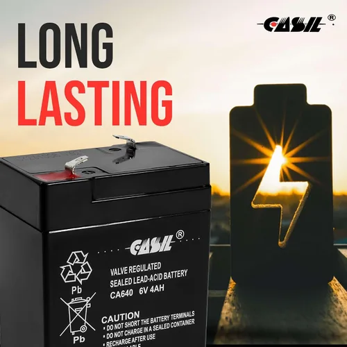 Miniatura 4 de Casil CA640 6v 4ah UPS batería para Lithonia ELB06042