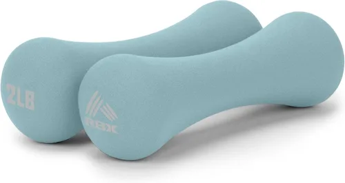 Miniatura 7 de RBX Pesas de mano, pesas de mano de neopreno para entrenamientos en casa, entrenamiento cardiovascular y de fuerza, equipo de gimnasio en casa