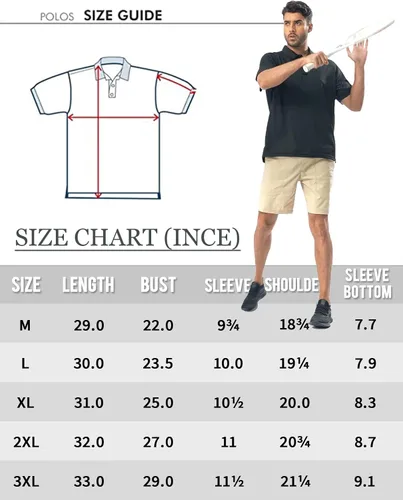Miniatura 8 de Cityork Polo para hombre, manga corta, táctica, de secado rápido, informal, con cuello