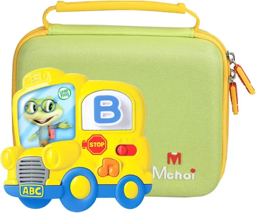 Miniatura 7 de Estuche de transporte de almacenamiento compatible con el juego de letras magnéticas Leapfrog Fridge Phonics, amarillo, solo funda