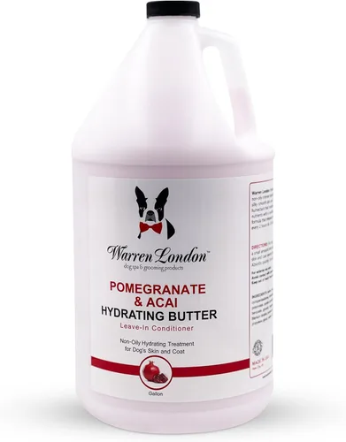Miniatura 12 de Warren London Acondicionador hidratante de mantequilla sin enjuague para perros Loción para piel y pelaje Acondicionador de aloe para cachorros