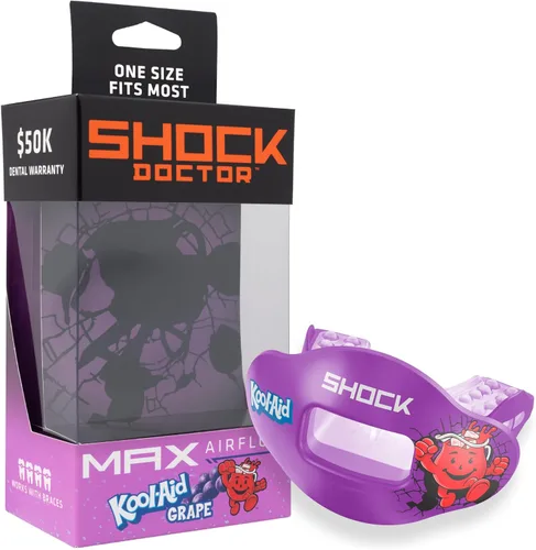 Miniatura 18 de Shock Doctor Kool Aid Protector Bucal para Labios - Máximo Flujo de Aire, Protección Completa de la Boca Compatible con Brackets, Protector