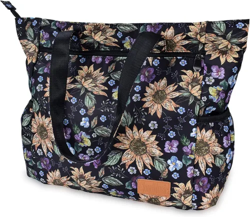Miniatura 70 de CLOUDMUSIC Bolsa de hombro para enfermeras, profesores, trabajo, gimnasio, viajes, playa, mujeres, con gran capacidad, impermeable