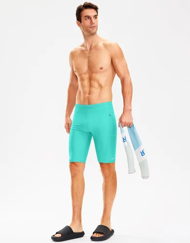Miniatura 6 de Pudolla Men's Swim Jammers with Zipper Pockets Durable Athletic Swimsuit Shorts for Men Lap Swimming Training Competition